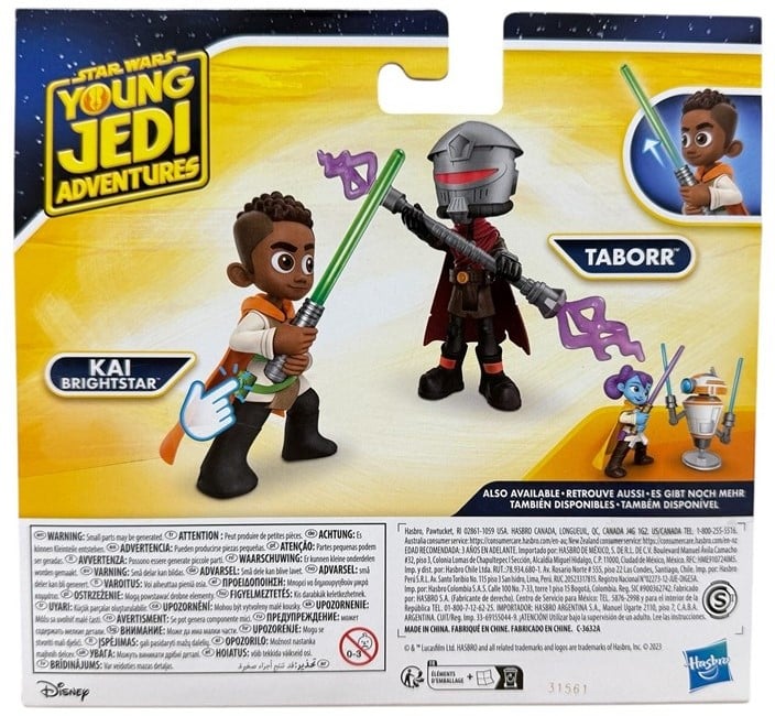 Star Wars The young Jedi Pop-up Lightsaber Duel Kai Brightstar + Taborr 18x19cm