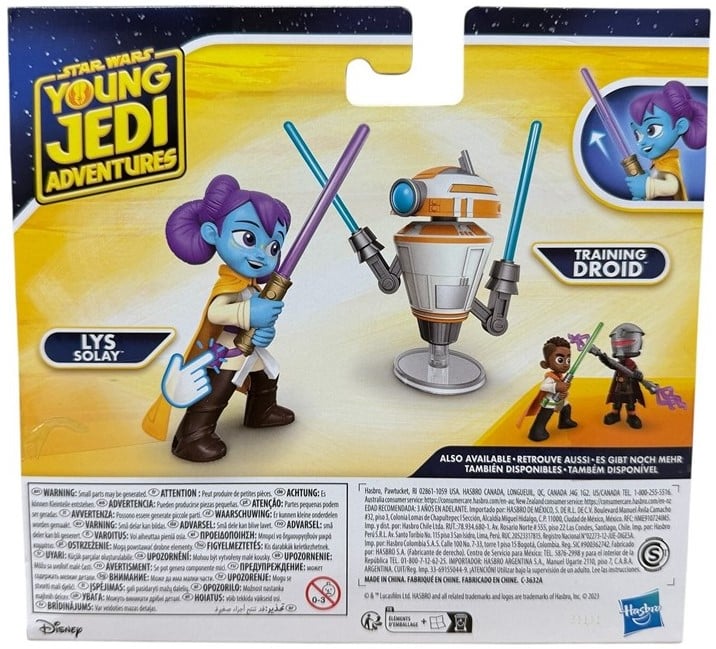 Star Wars The young Jedi Pop-up Lightsaber Duel Lys Solay + Training Droid 18x19cm