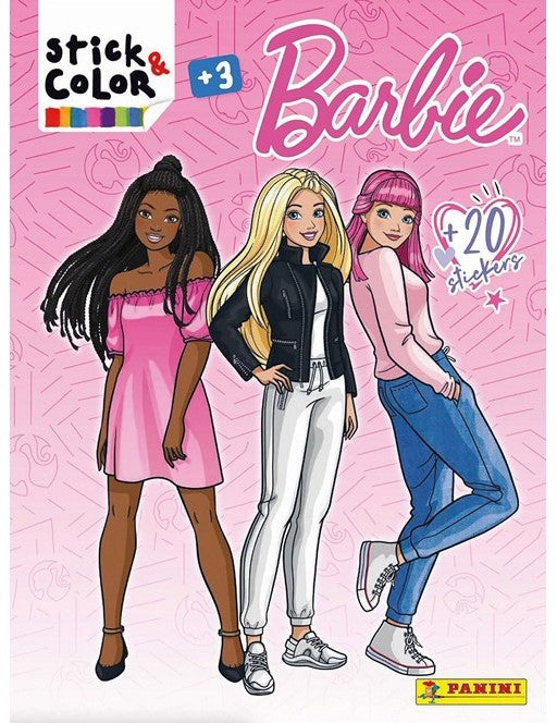 Barbie malebog incl klistermærker