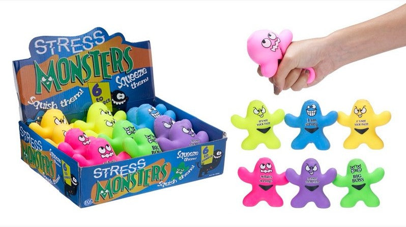 Stretchy monster 12 cm (assorteret)