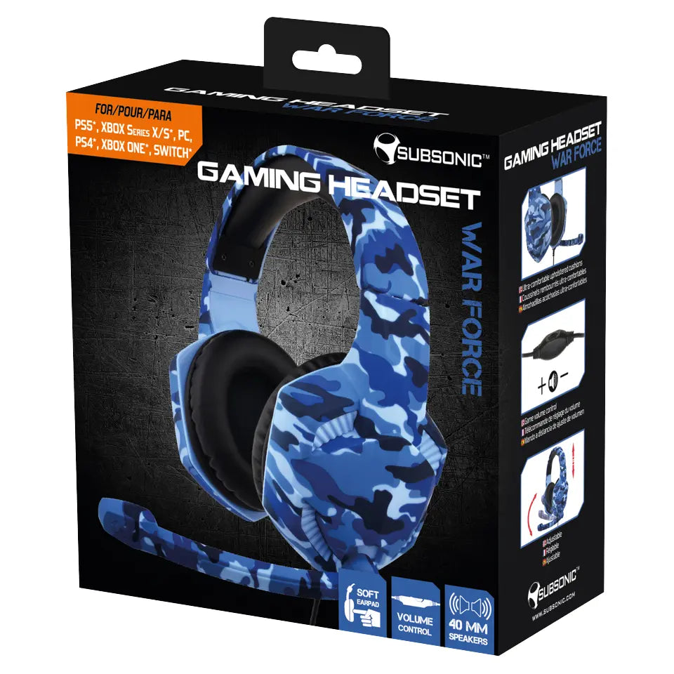 Subsonic Multi Gaming Headset War Force