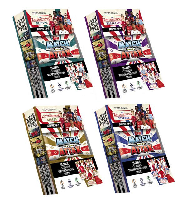 TOPPS - MATCH ATTAX CHAMPIONS LEAGUE BOOSTER TIN (Leveres assorteret)