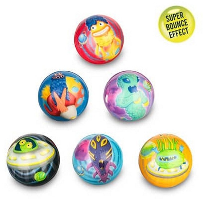 Space adventures hoppebold 6 cm
