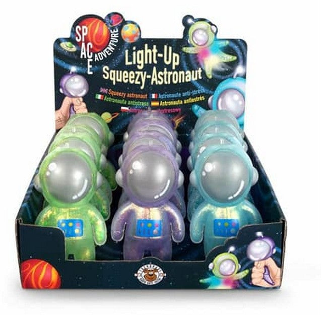 Squishy lysende astronaut 12 cm