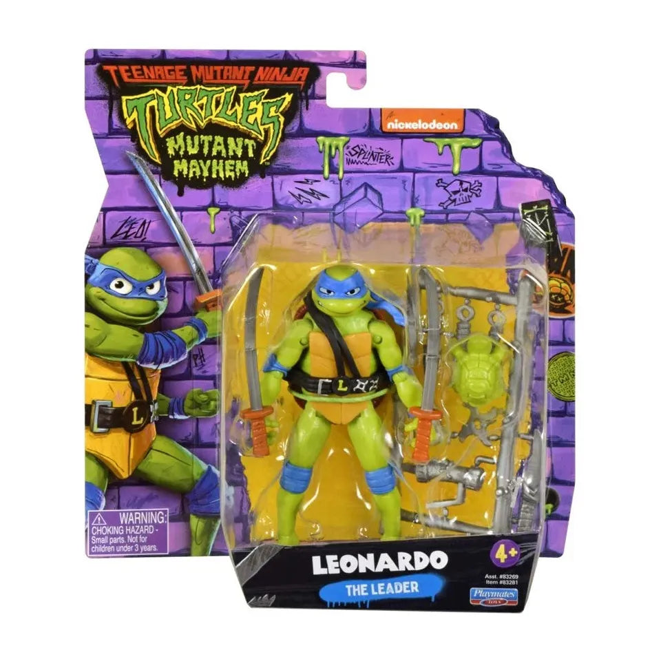 Turtles Mutant Mayhem - Basic Figur 12cm - Leonardo