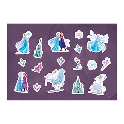 Frozen tegneblok med klistermærker og lineal