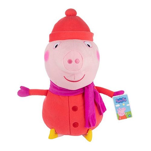 Gurli Gris kæmpe bamse i vintertøj 50 cm