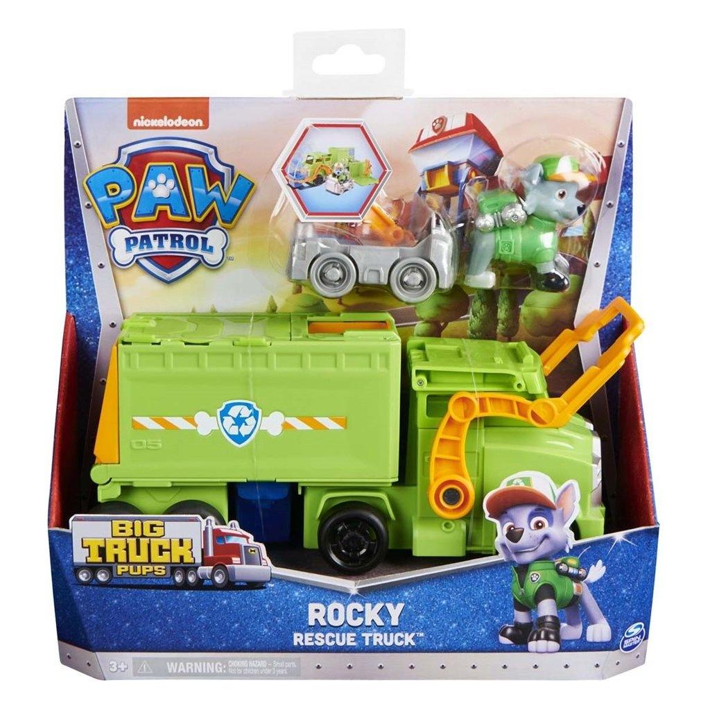 Paw Patrol Big Trucks køretøj incl figur ROCKY