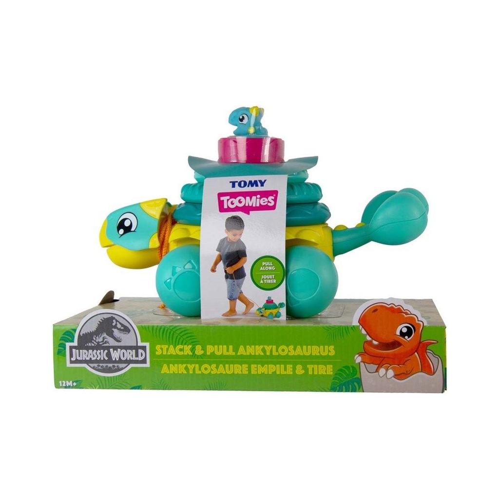 Toomies JW Stack & Pull Ankylosaurus