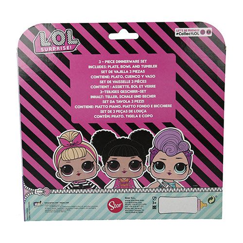 LOL Surprise Spisesæt tallerken/skål/krus