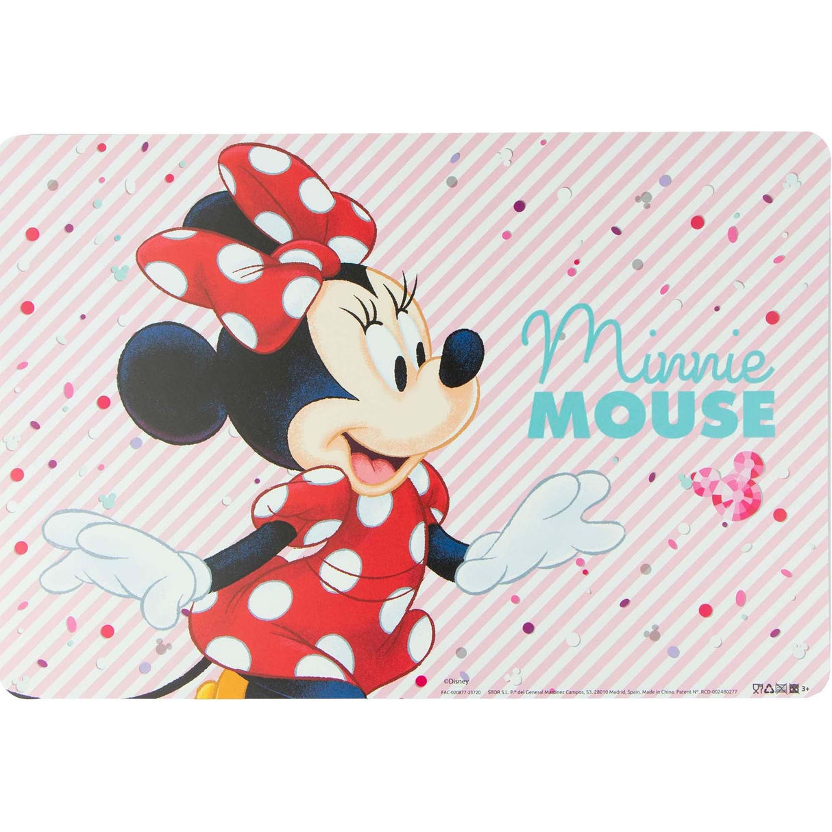 Minnie Mouse dækkeserviet 28x41 cm