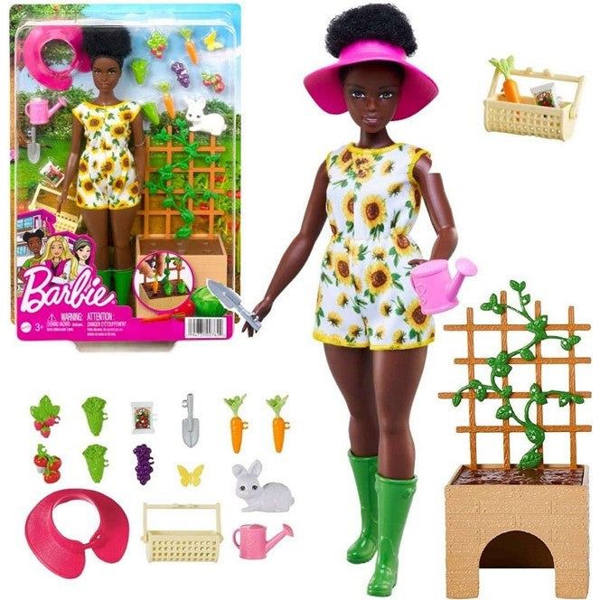 Barbie køkkenhave sæt med mange dele