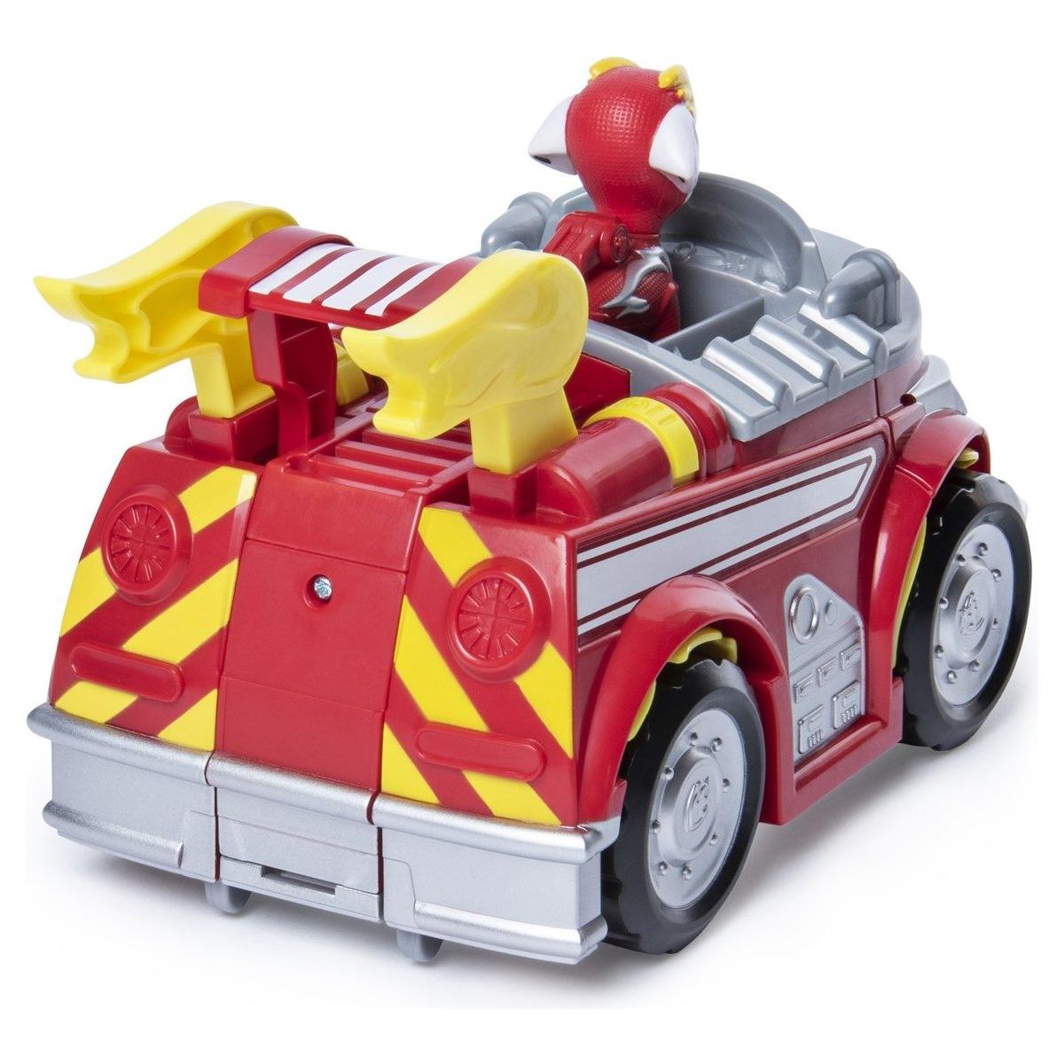 Paw Patrol Mighty Pups Marshall transformation luksus køretøj incl figur