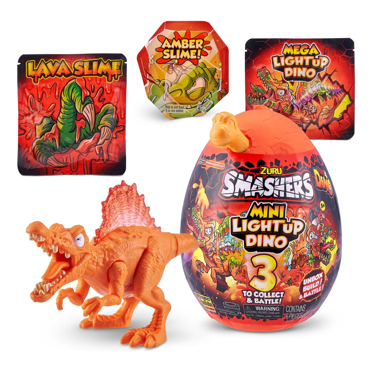 Smashers Mini Light up Dino Surprise Egg!