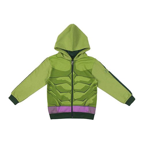 Avengers Hulk hættetrøje med lynlås 4-12 år