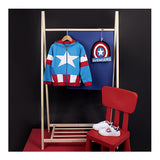 Avengers Captain America hættetrøje med lynlås 4-12 år
