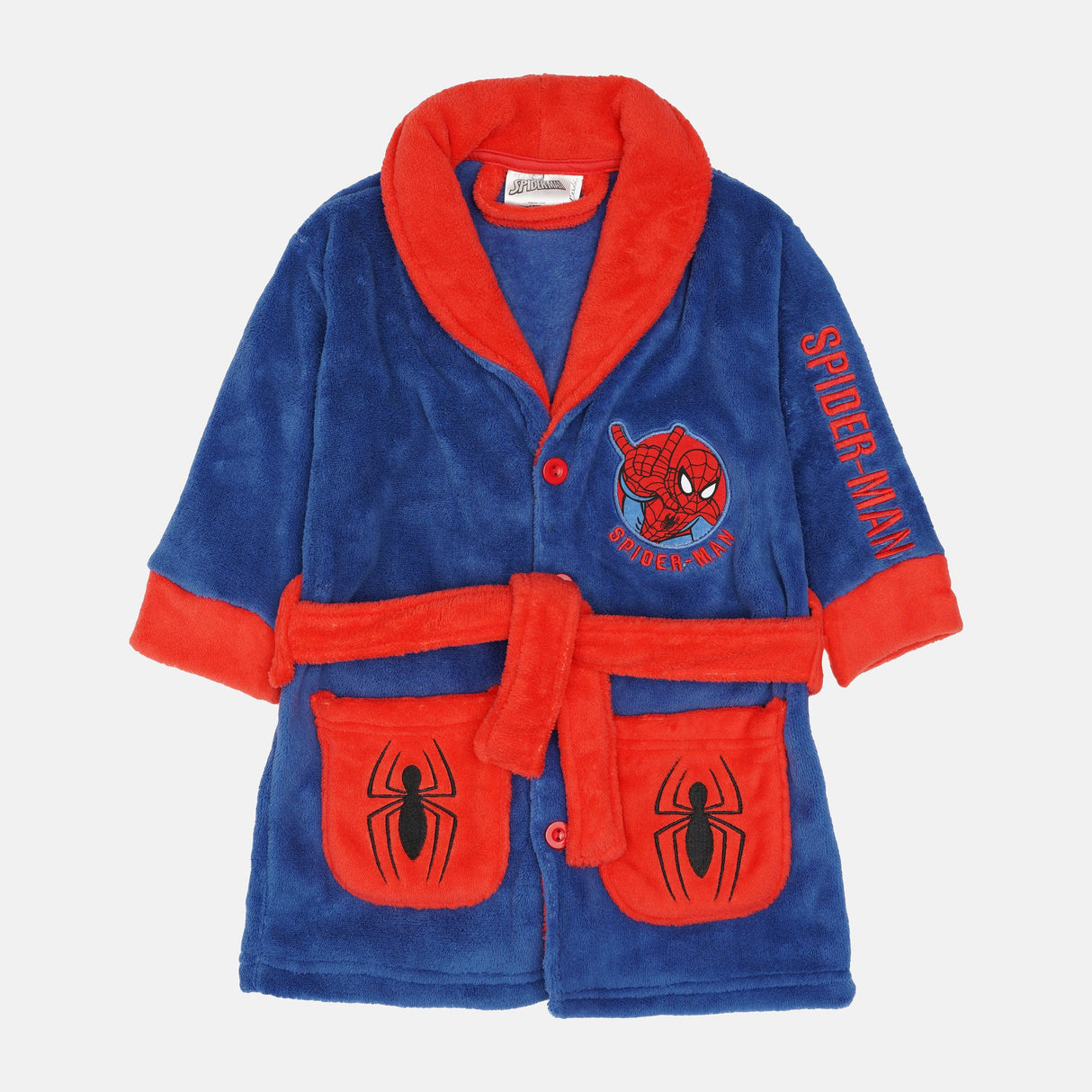 Spiderman blød morgenkåbe 2-6 år