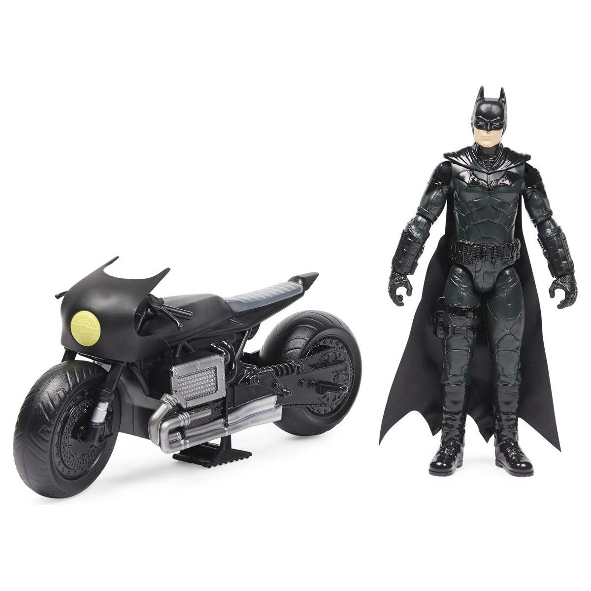 Batman figur og motorcykel