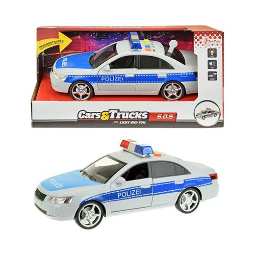 Politibil med lys og lyd 29 cm