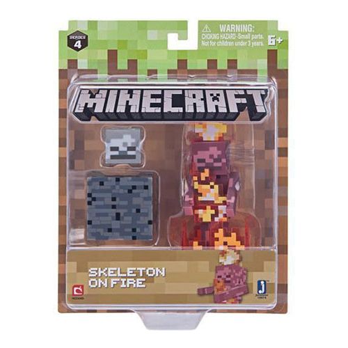 Minecraft "skeleton on fire" figur