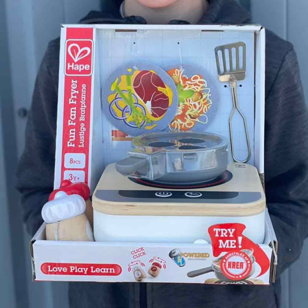 Hape køkkensæt med lyd indeholder 8 dele