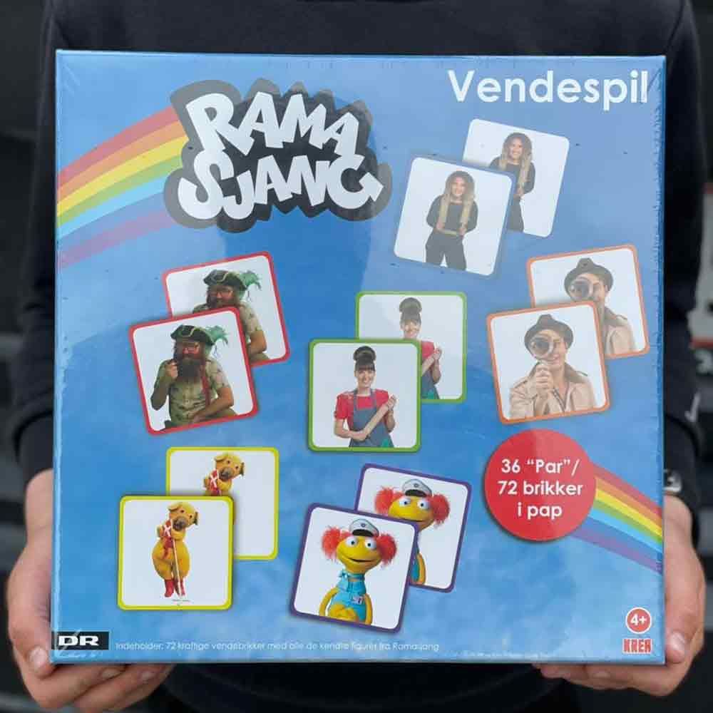 Ramasjang vendespil med 72 brikker