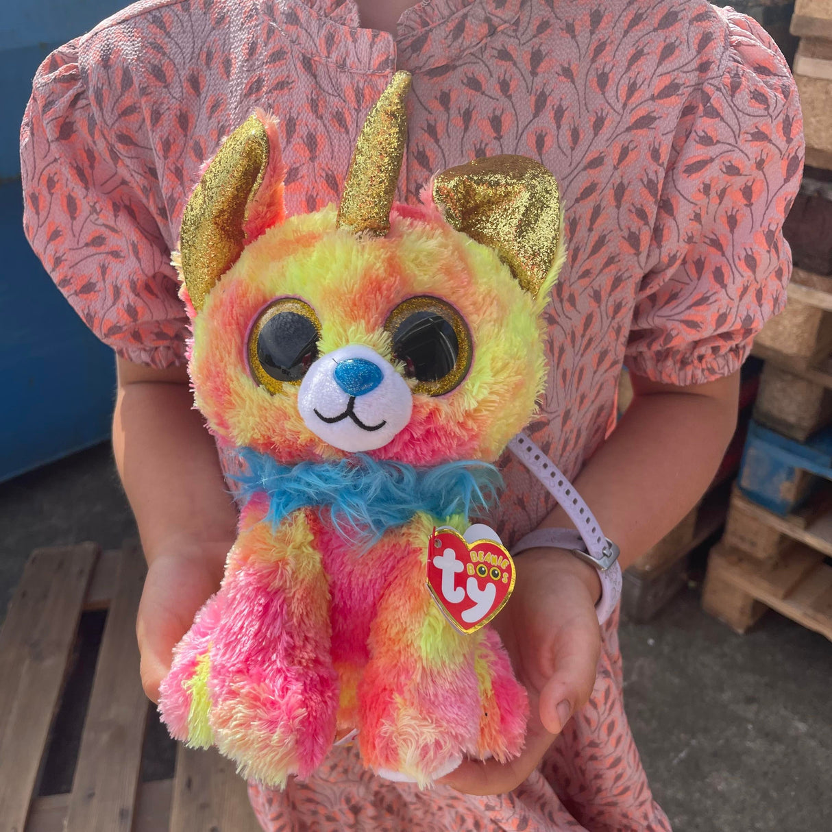 Ty Beanie Boos - Yips Regnbue Chihuahua 30 cm