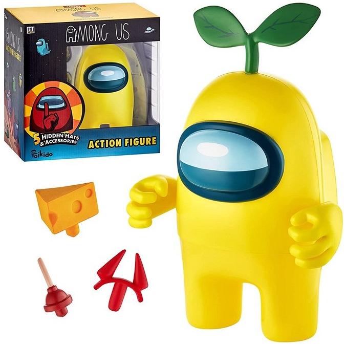 Among us kæmpe figur incl 5 dele 23x23 cm