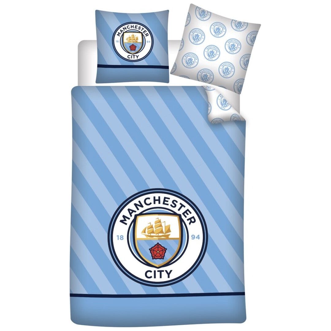 Manchester City sengesæt 140x200 cm 100% Bomuld