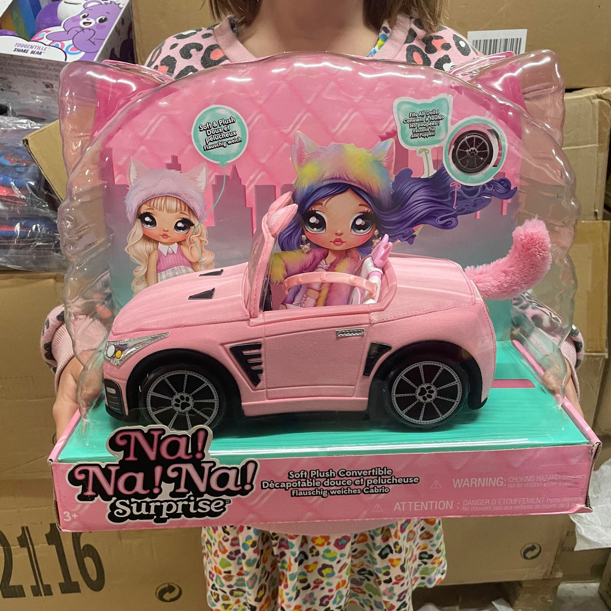 Na! Na! Na! Surprise deluxe plys køretøj