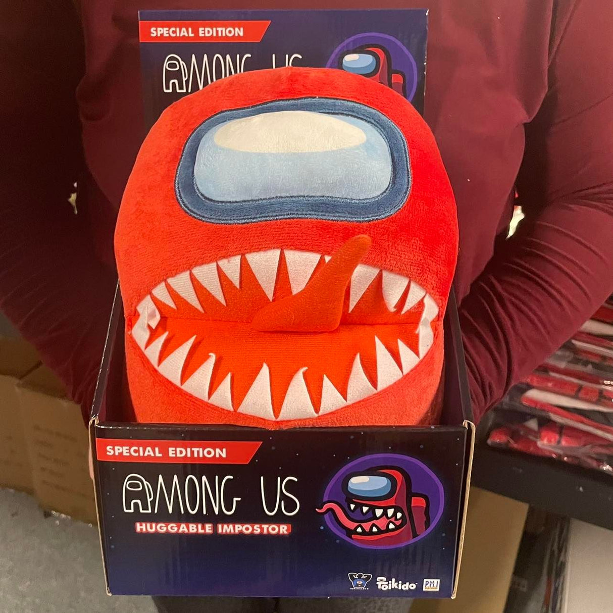 Among Us Imposter i flot æske