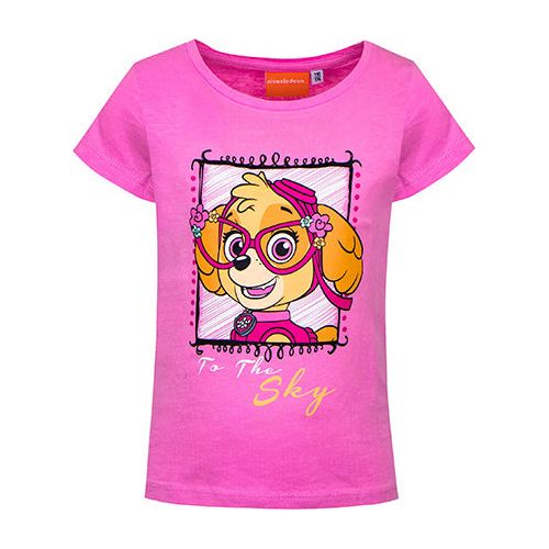 Paw Patrol t-shirt Skye lyserød