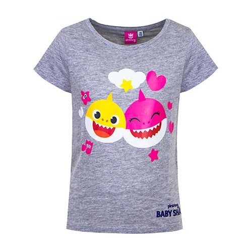 Babyshark t-shirt grå