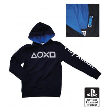 Playstation hættetrøje 9-14 år 100% Bomuld