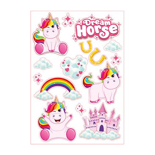 Unicorn XXL wallstickers til børneværelset
