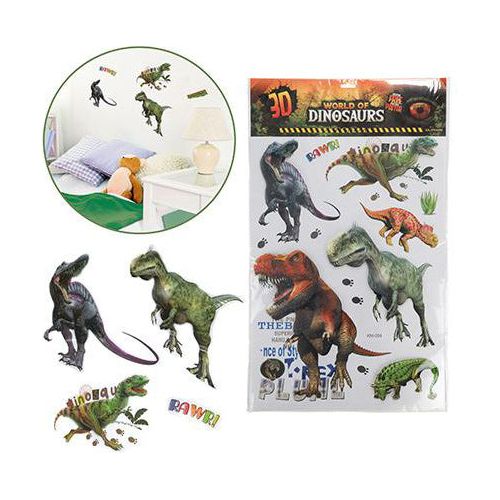 XXL Dinosaur wallstickers incl plakat