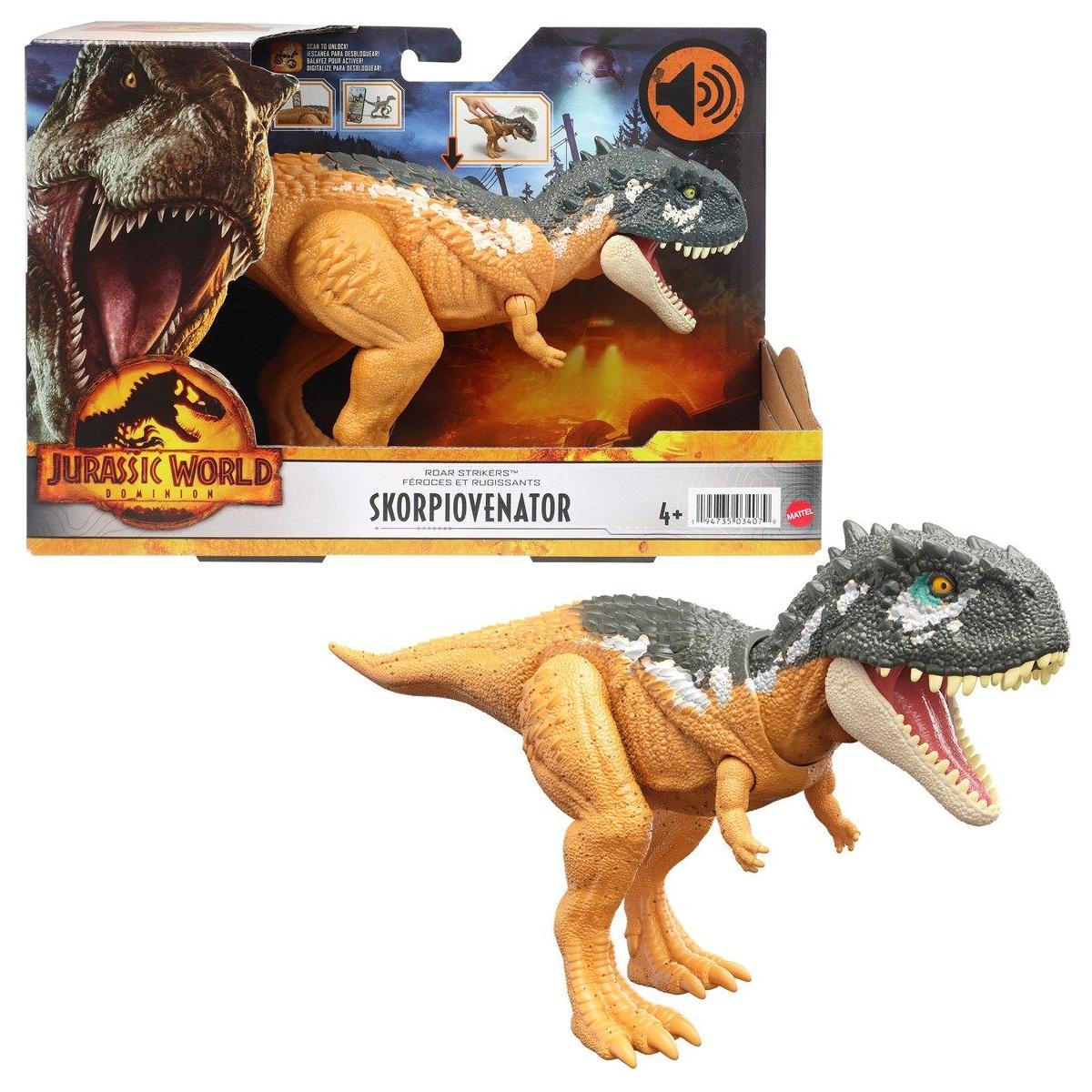 Jurassic World dinosaur med lyd (Leveres assorteret)