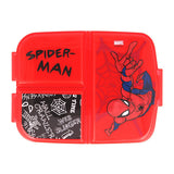 Spiderman madkasse med 3 rum