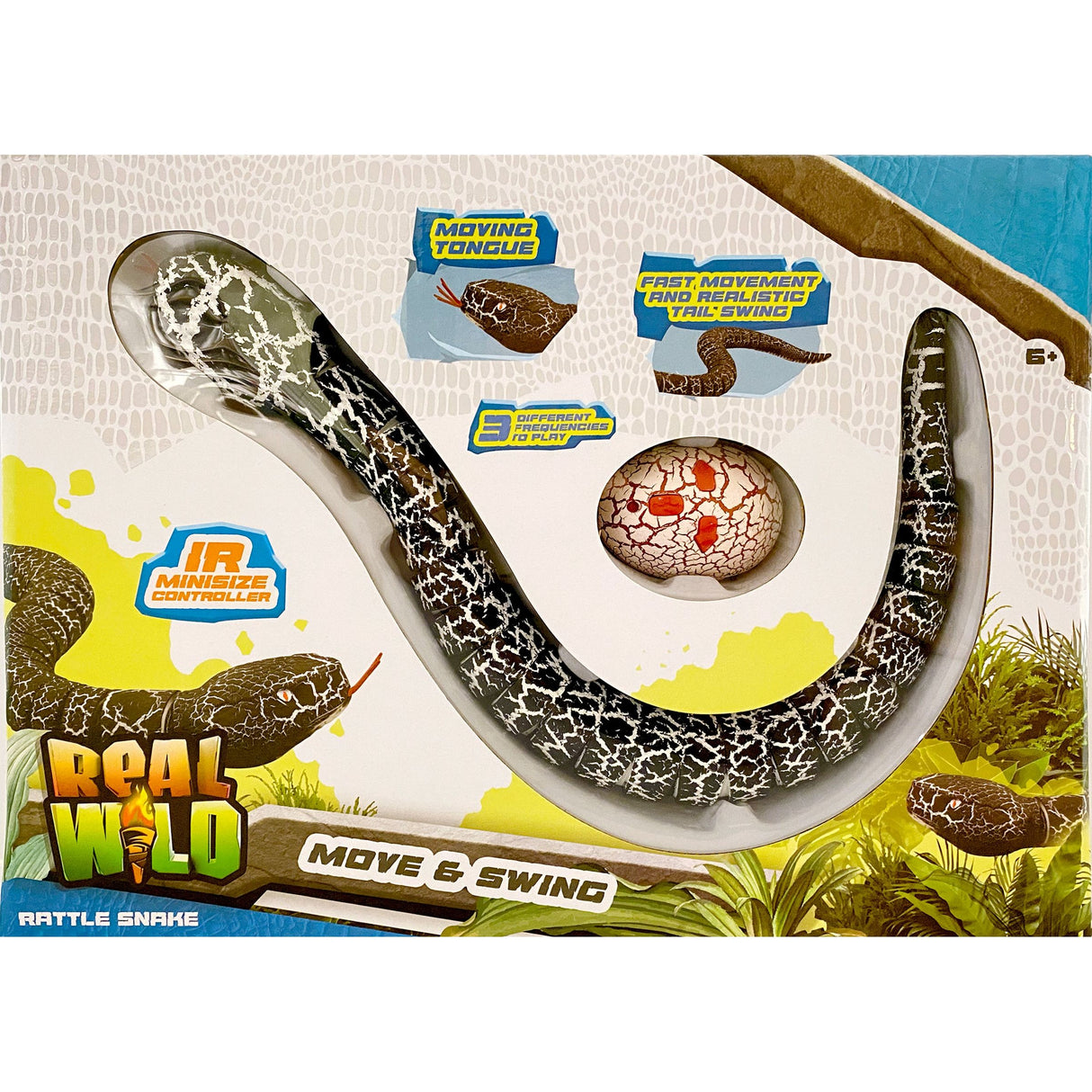 Real Wild IR fjernbetjent klapperslange