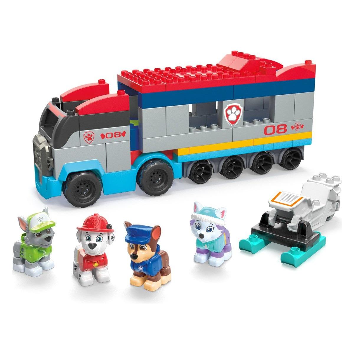 Paw Patrol mega blocks lastbil incl 4 figurer og 83 dele