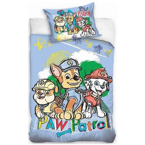 Paw Patrol "Cartoon" junior sengesæt 100x135 cm bomuld