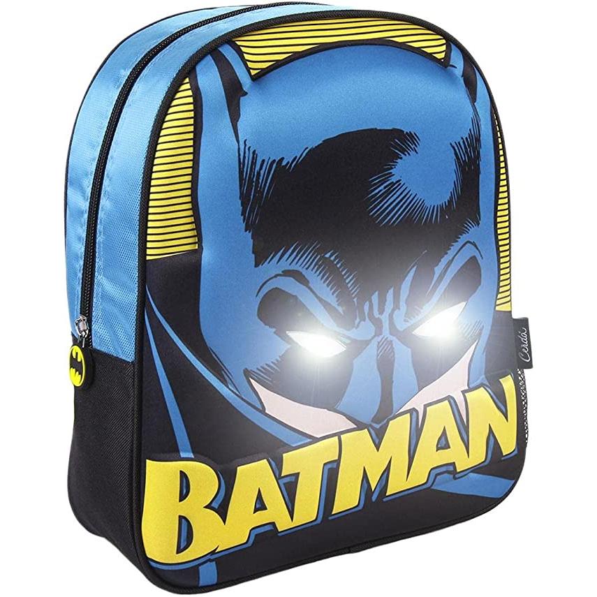 Batman 3D rygsæk 30 cm med lys