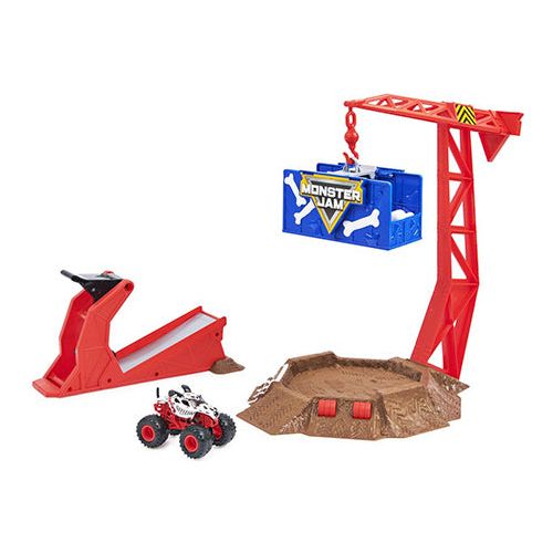 MonsterJam Arena incl. Monstertruck metal bil - BONES