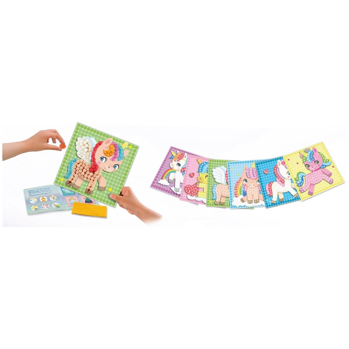 Playmais kreativt mosaic unicorn sæt