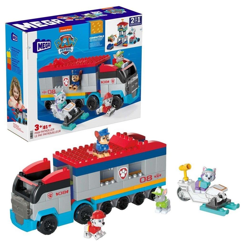 Paw Patrol mega blocks lastbil incl 4 figurer og 83 dele