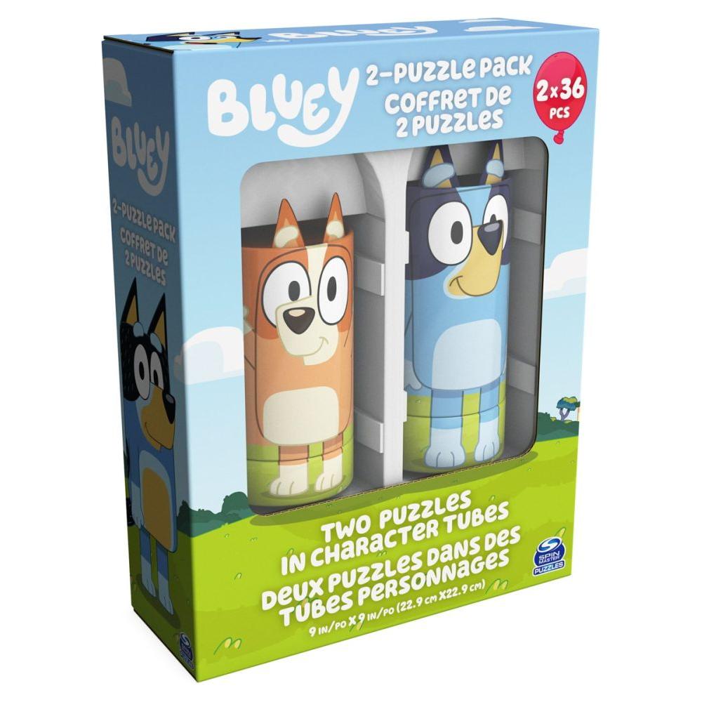 Bluey 2 pack puslespil