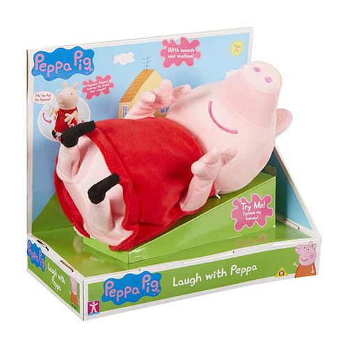 Grinende Gurli Gris bamse med lyd