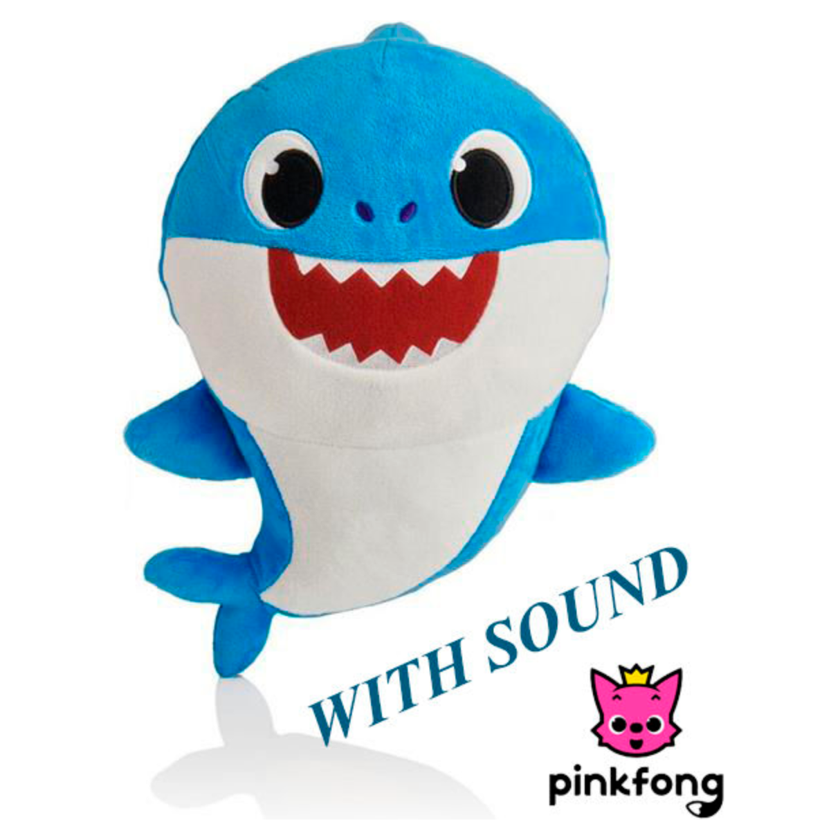 Original Babyshark bamse haj 30 cm med musik