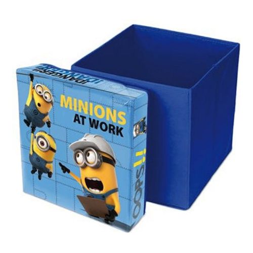 Minions opbevaringskasse med aftageligt låg