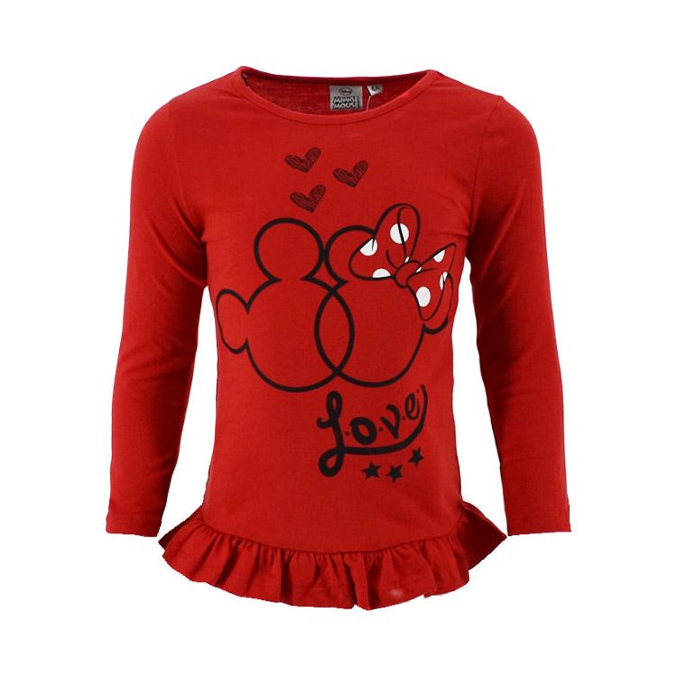 Minnie Mouse longsleeve - rød